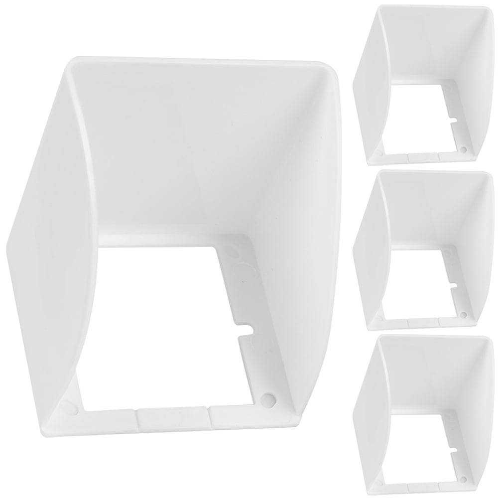 HOMEMAXS 4 Pcs Kitchen Cover Protective for Waterproof Electrical Outlet Baby Child White