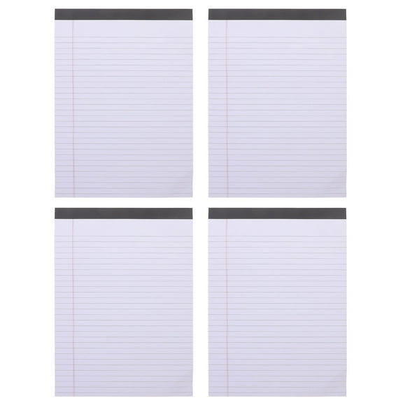 HOMEMAXS 4 Pcs Lined Notepad Notepads Paper Tablet Notebooks Work White