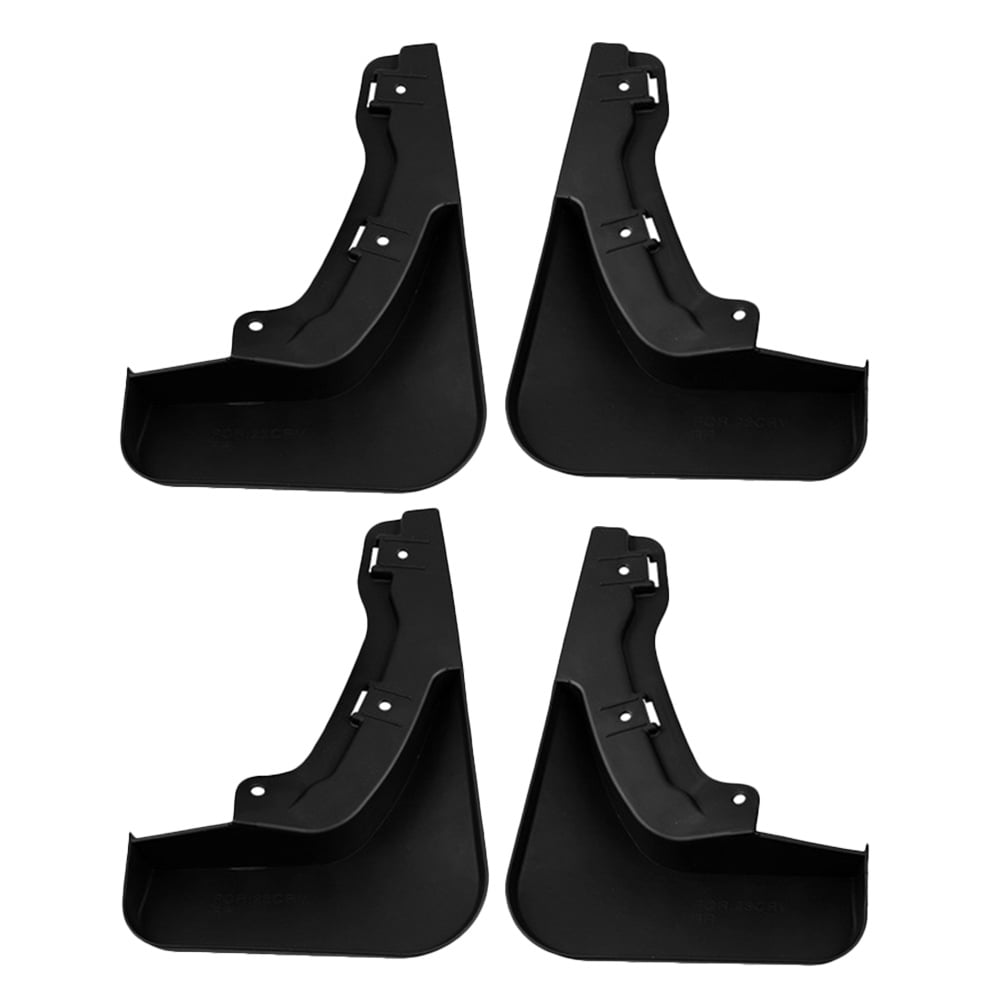 HOMEMAXS 4 Pcs Liner Fastener Soft Mudguard 30.00X20.00X11.20CM Black