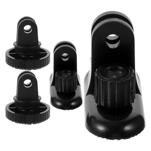 HOMEMAXS 4 Pcs Mounts Tripod Adapter Mount Surfing Camera Mount 4.5x1.9cm Black
