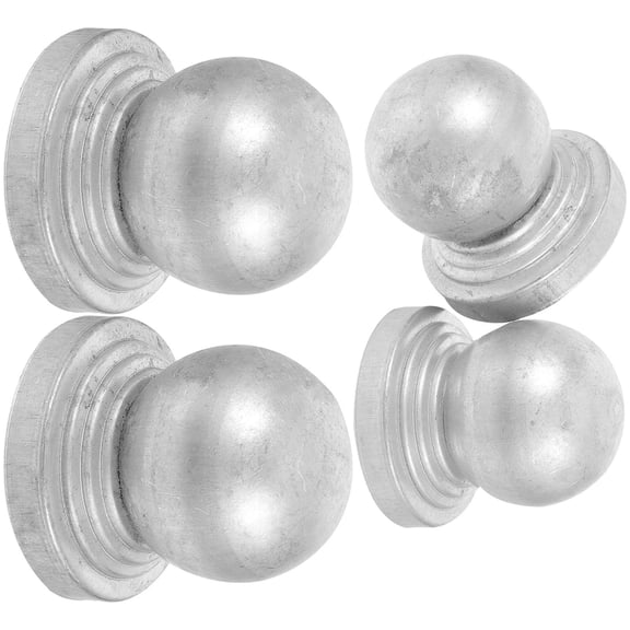 HOMEMAXS 4 Pcs Patio Decor Topper Fence Post Finials 9.5x8.5cm