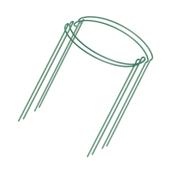 HOMEMAXS 4 Pcs Plant Trellis Round Support Frame Semicircular Upright