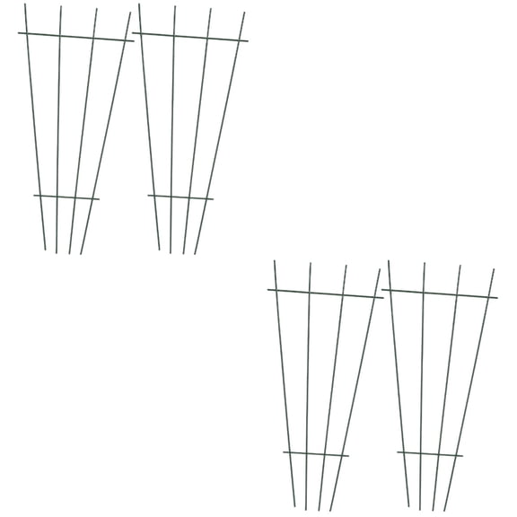 4 Pcs Plant Trellis Vine Metal Support Outdoor Plants Climbing Holder Rack for Yard