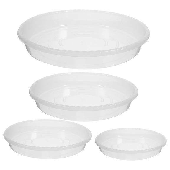 HOMEMAXS  4 Pcs Planting Tray Drain Trays for Plants Hanging Pot Large Pots Indoor