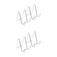 thumbnail image 1 of HOMEMAXS 4 Pcs  Plate Stand For Display Metal Wire Plate Holder Display Stand Picture Frame Stand Holder Easel For Book Decorative Plate Plaque Photo Platter, 1 of 8