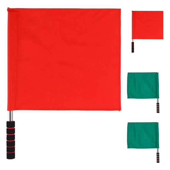 STRANDCHIC Red Flags Warning Signal Flags Stainless Steel 4Pcs Versatile