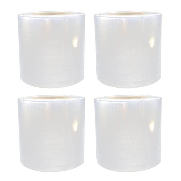 4 Pcs Flat Film Wrapping Machine Tape Versatile Stretch