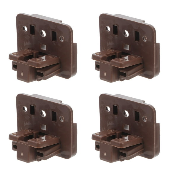 HOMEMAXS 4 Set Drawer Slide Replacement Kit Kitchen Cabinets Drawer Slides Stopper Furniture Hardware Roller Drawer Slides Drawer Track Guides And Repair Parts