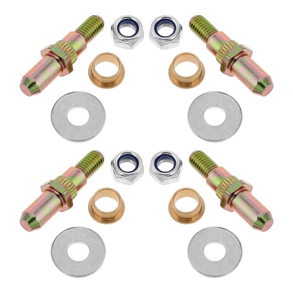 HOMEMAXS  4 Sets Door Hinge Pin Side Hinges Car Kit Wire Rounder for Jewelry Making Golden