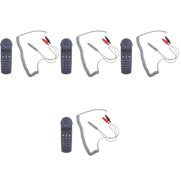 HOMEMAXS 4 Sets  of Telephone Line Network Cable Tester Tool Cable Set Telephone Test Set