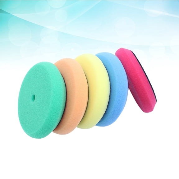 HOMEMAXS 4 inch Sponge Pads Waxing T-shape Sealing Buffer Sponge Wheel for Car
