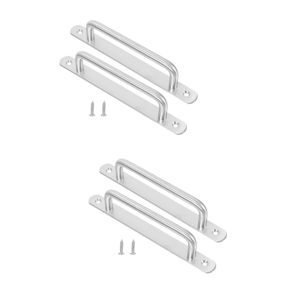 HOMEMAXS 4 pcs Barn Door Handles Large Door Pulls Handle Gates Garages Handles Furniture Pulls