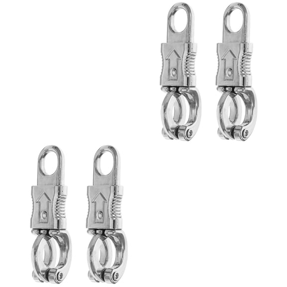HOMEMAXS 4 pcs  Rope Release Clips Rope Hanging Hooks Horse Racing Rope Hooks Outdoor Hooks