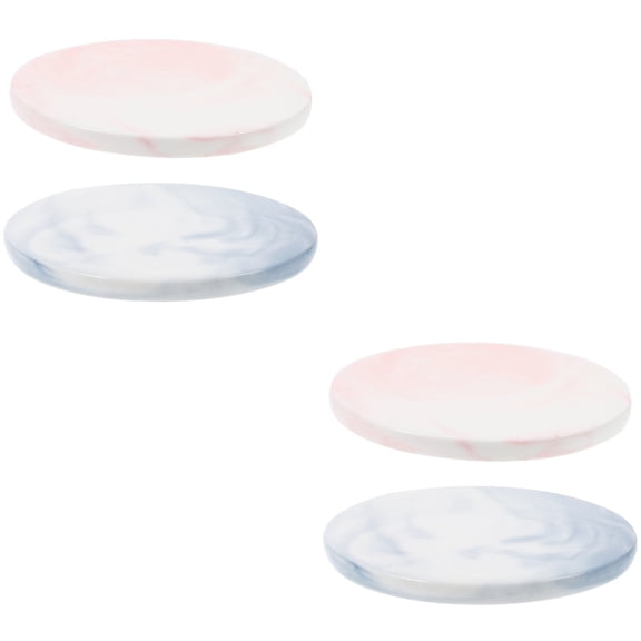 HOMEMAXS 4 pcs Wax Sealing Ceramic Pad Versatile Coaster Backing Board for Stamp Seal