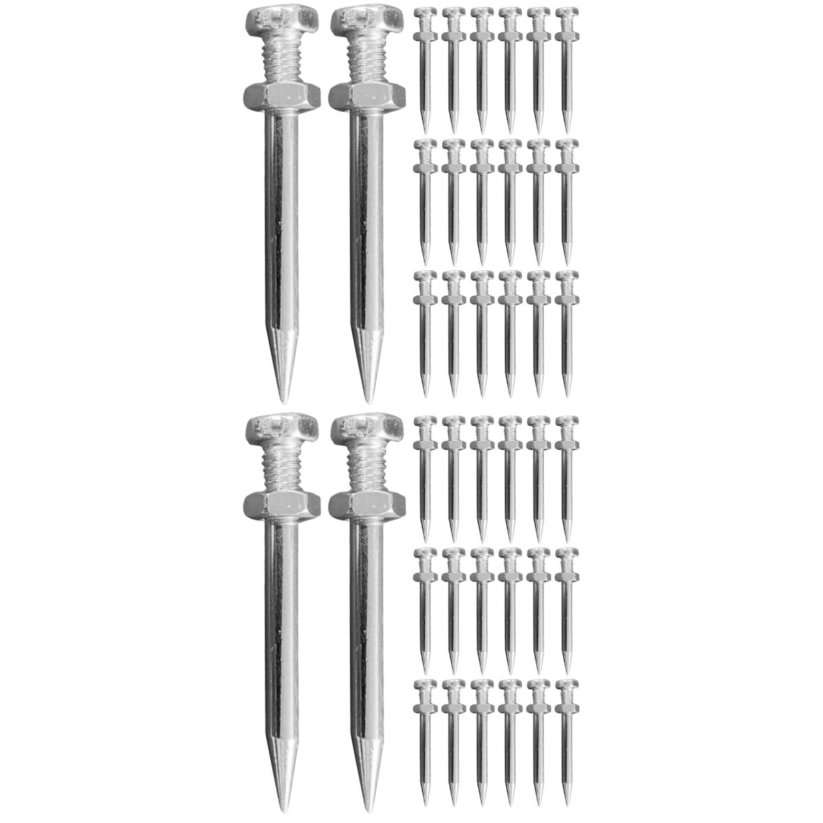 HOMEMAXS 40 Pcs Aerator Shoe Accessories Aerator Pegs Aerator Nails Aerator Stake for Shoe Aerator Supplies