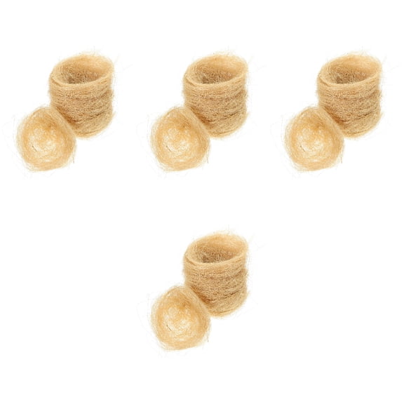 HOMEMAXS 40 Pcs Bird Nest Craft Artificial Bird Nest Crafts Bird House Micro Landscape Decoration