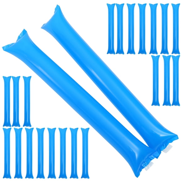 HOMEMAXS 40 Pcs Cheer Stick Glow Party Floaties for The Pool Cheerleading Blue
