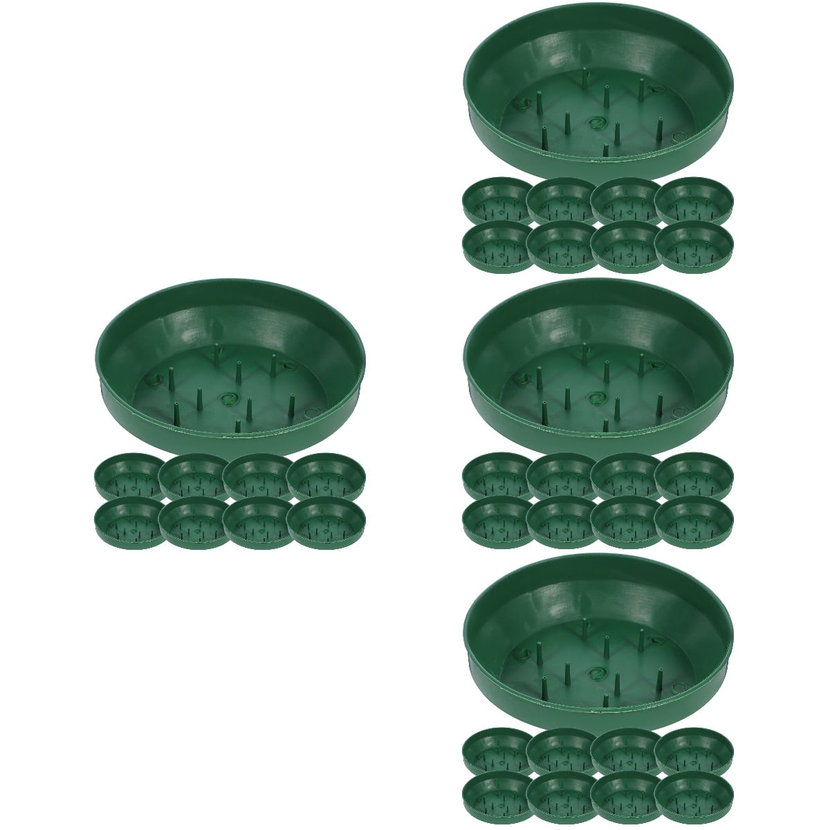 HOMEMAXS 40 Pcs Floral Foam Tray Flower Arrangement Tray Plastic Foam Tray Flower Mud Tray Floral Mud