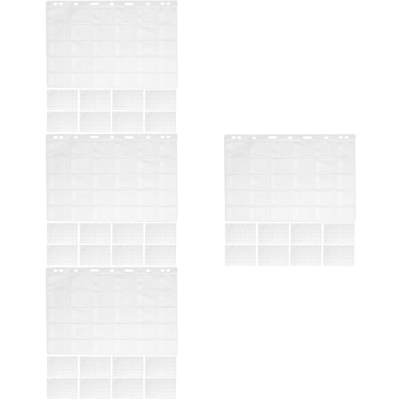 HOMEMAXS 40 Sheets of Coin Storage Pages Commemorative Coins Album Page Pockets Coins Storage Pages