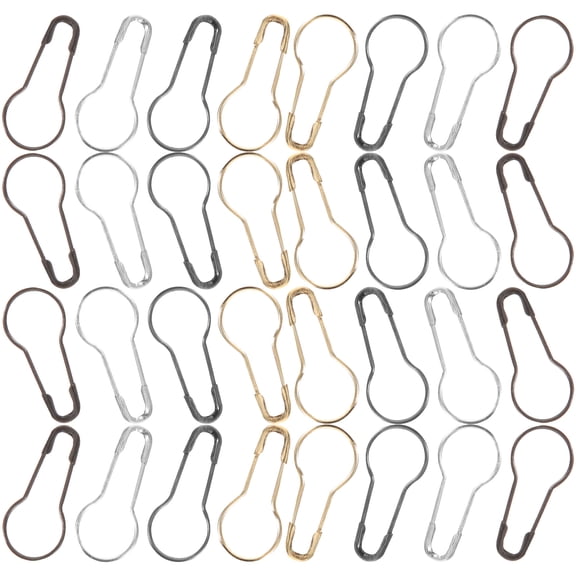 400Pcs Metal Safety Brooch Gourd Pin Multi Function Hand Sewing DIY Craft Pin