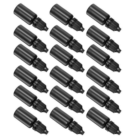 HOMEMAXS 400 pcs Plastic Small Bottles Drops Storage Tools Traveling Packing Bottles 10ml