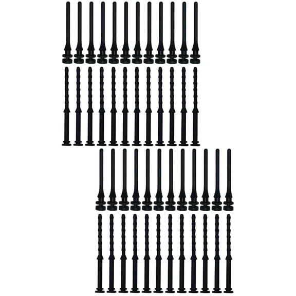 HOMEMAXS 48 Pcs  Computer Case Fan Screws PC Anti-shock Screws Computer Anti-noise Screws