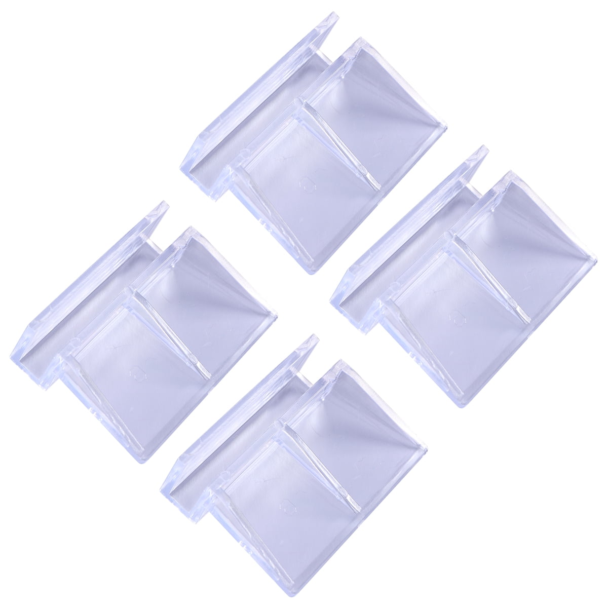 4Pcs 6mm Acrylic Aquarium Clips Clear Plastic Glass Cover Boards ...