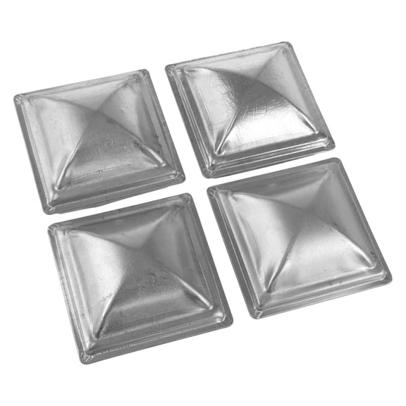 HOMEMAXS 4Pcs Fence Post Finials Fence Cap Protector Fence Cover Protector Fence Iron Post Caps