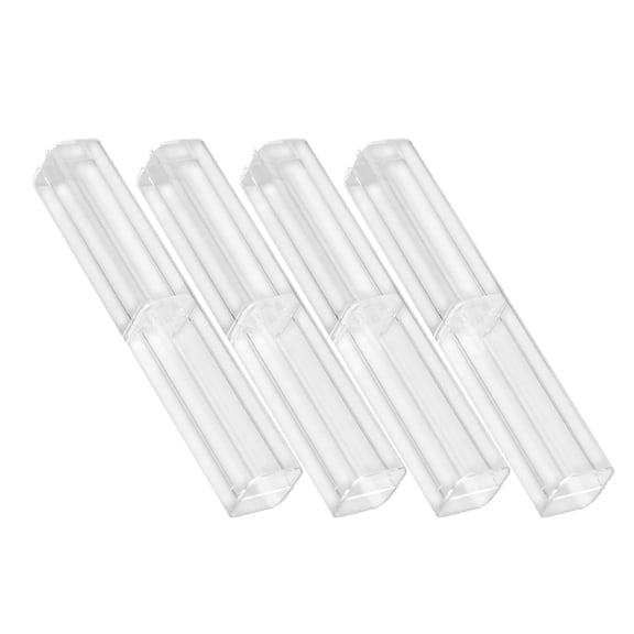 HOMEMAXS 4Pcs Pen Gift Boxes Clear Pen Display Cases Plastic Pencil Boxes Single Pen Holders Pen Case