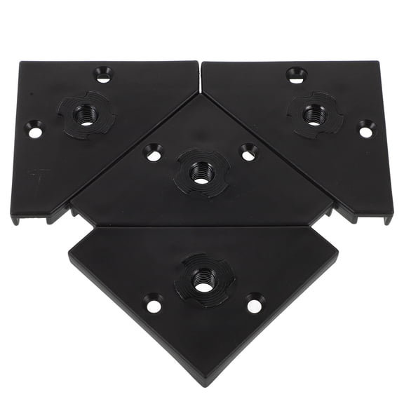 HOMEMAXS 4Pcs Plastic Table Football Machine Foot Pads Plastic Triangular Gaskets for Table Foosball Foot Cushions