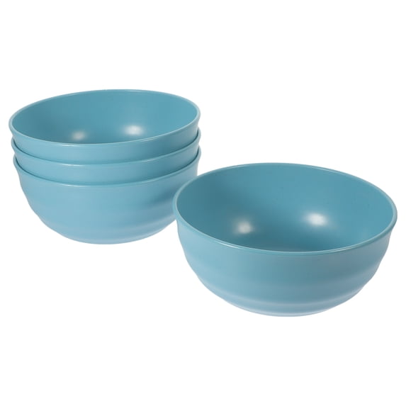HOMEMAXS 4pcs Bowls Wheat Straw Bowls Kitchen Stackable Bowls Cereal Rice Soup Salad Pasta Small Bowls