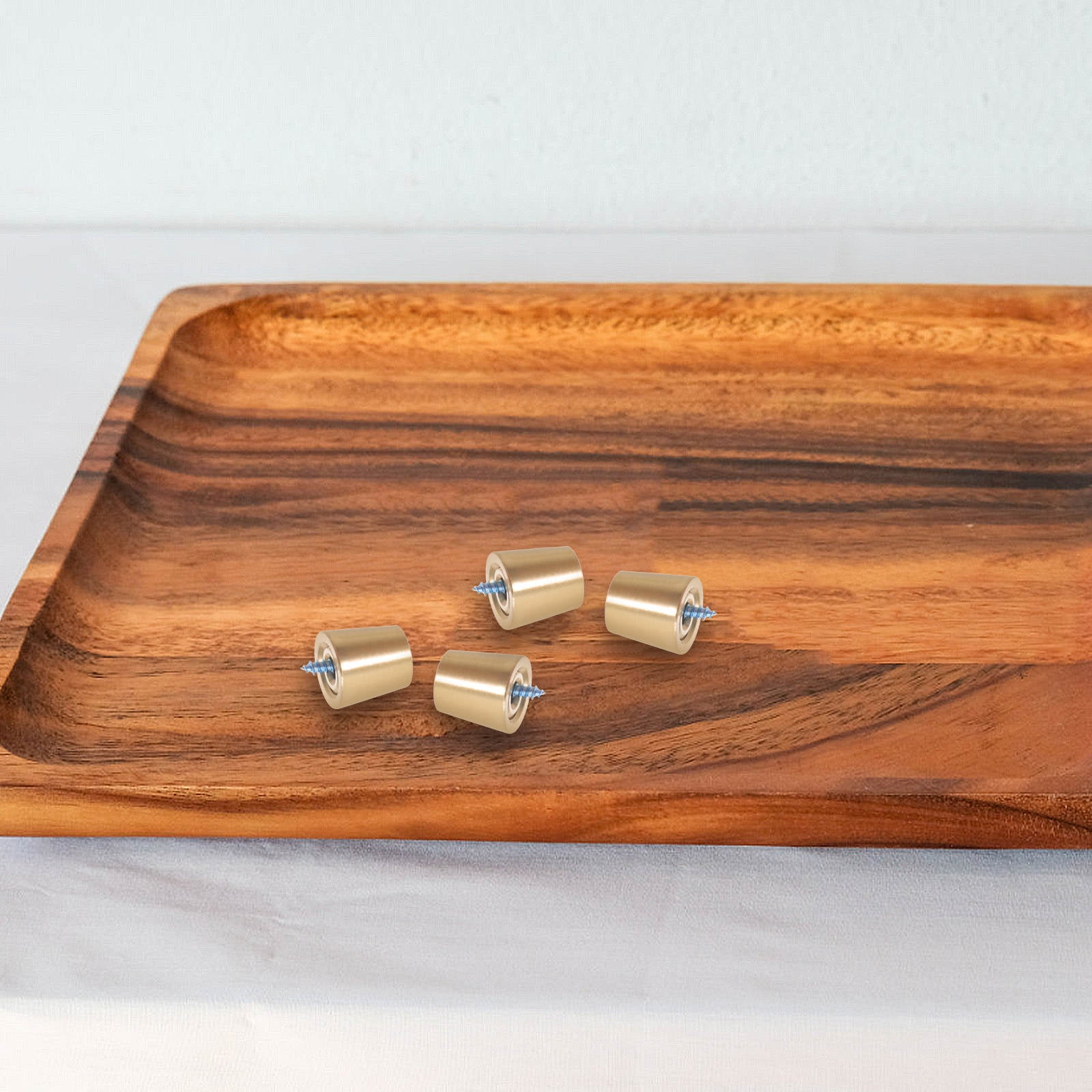 4pcs Diy Metal Lamp Base Pads Copper Lamp Holder Feet Solid Metal Lamp ...