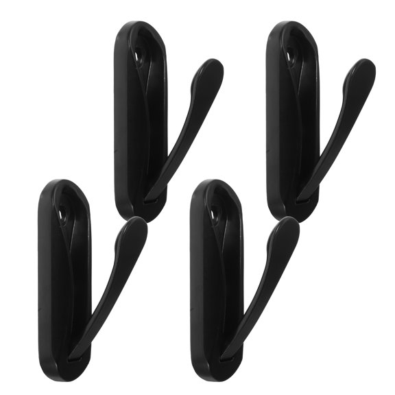 4pcs Foldable Invisible Hooks Zinc Alloy Bathroom Wall Hooks Space-Saving Entryway Hanger Multi-Purpose Heavy-Duty Wall Hook for Towels Coat
