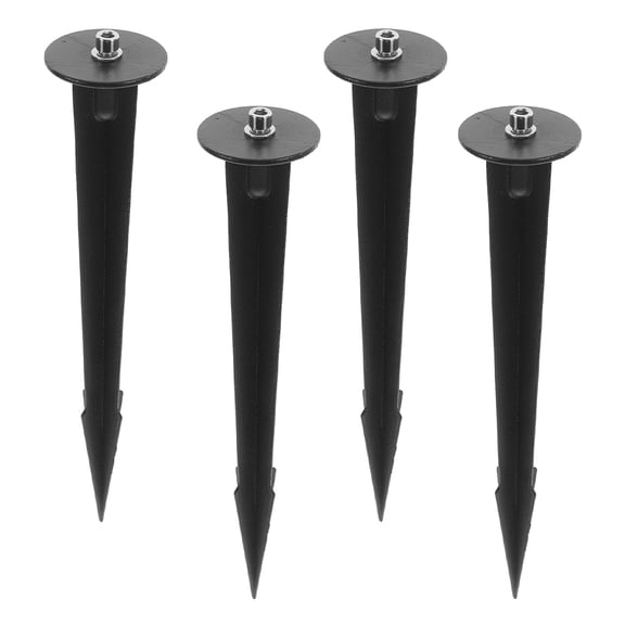 HOMEMAXS 4pcs Garden Stakes Solar Garden Stakes Landscape Lighting Stakes Ground Spikes Metal Replacement Stakes For Solar Lights Outdoor Lighting Fixture