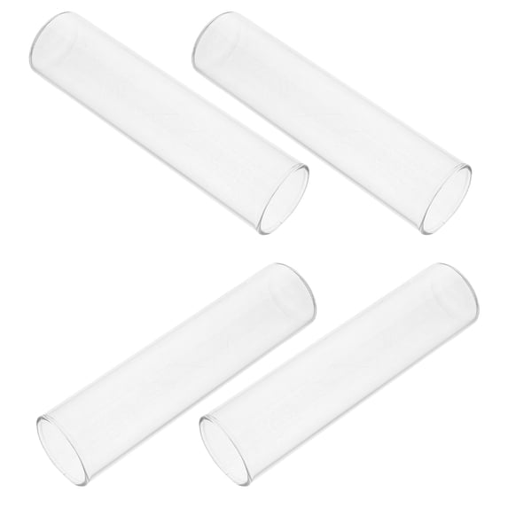 4pcs Glass Test Tube Vases for Hydroponic Plants Small Clear Vases for Table Decorations Glass Vases Flower Holder for Living Room