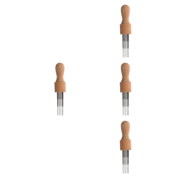HOMEMAXS 4-Piece Needle Felting Tool Set for Wool Crafting, Handle Felting Needles, Wool Felting Accessories for Needle Art Projects