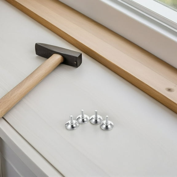 HOMEMAXS 4pcs Height Adjustable Feet For Furniture Non-Slip Levering Feet Furniture Leg Risers Wardrobe Legs Furniture Leveling Feet For Tables Chairs Cabinet