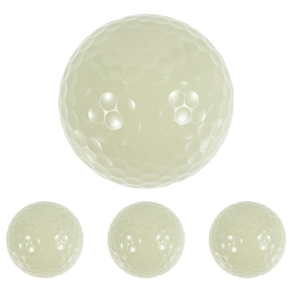 HOMEMAXS 4pcs Luminous Golf Ball for Night Sports Golf Player Training Balls Glowing Golf Balls