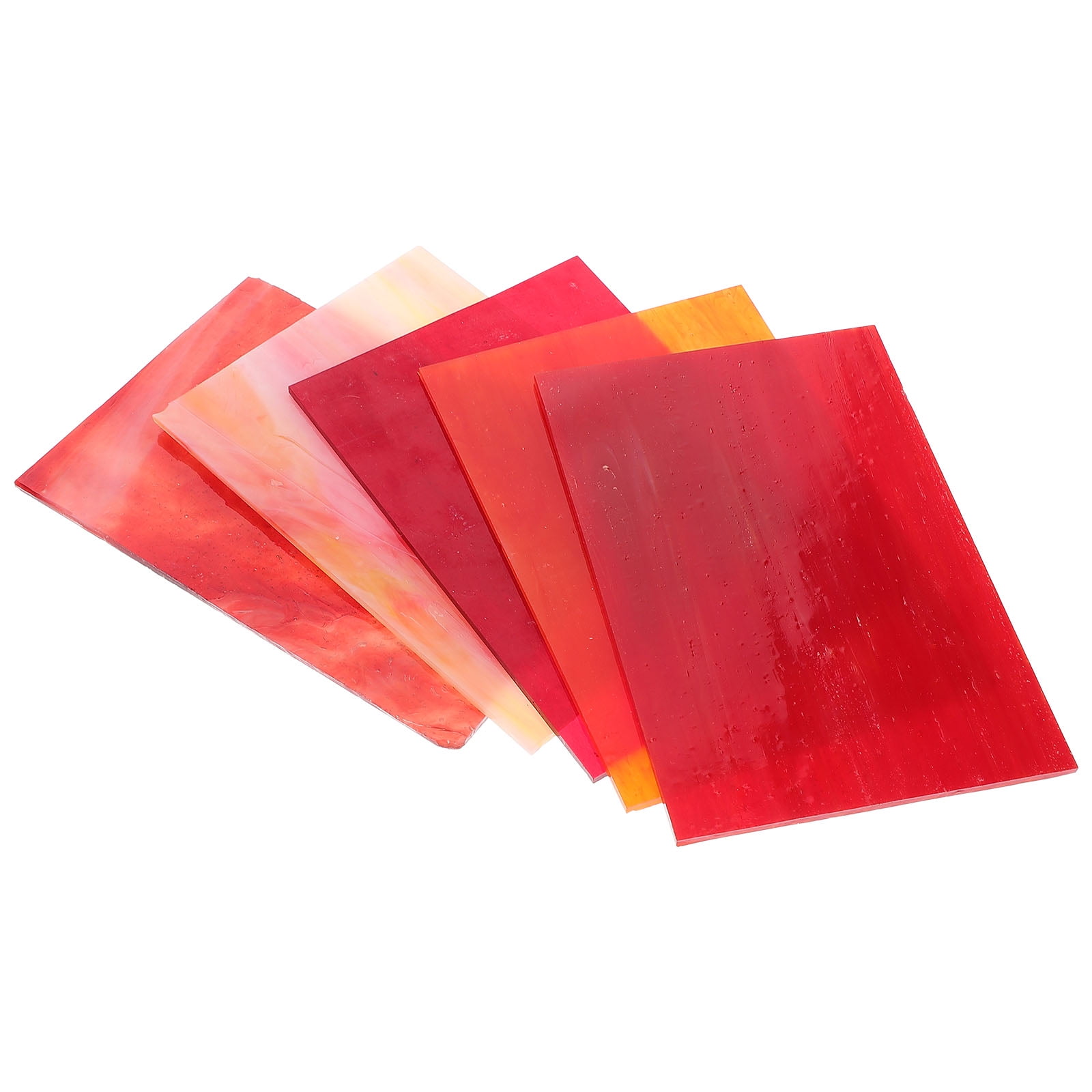 HOMEMAXS 4pcs Mosaic Tiles Diy Mosaic Making Material Mosaic Glass Pieces Mosaic Glass Sheet for Craft