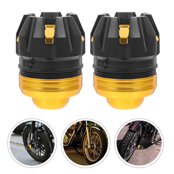 HOMEMAXS 4pcs Motorcycle Frame Sliders Motorcycle Wheel Collision Falling Crash Protectors Motorcycle Accessories
