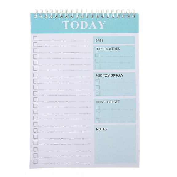 OULII Sky-Blue Classic Minimalist Planner Book for Office and Travel 4Pcs