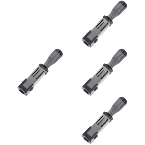 HOMEMAXS 4pcs Multi-use Date Stamp Portable Date Stamper Handle Time Stamp Office Supply
