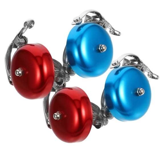 HOMEMAXS 4pcs Portable Cycling Bell Anti-Loss Ringing Bells Aluminum Alloy Bell Practical