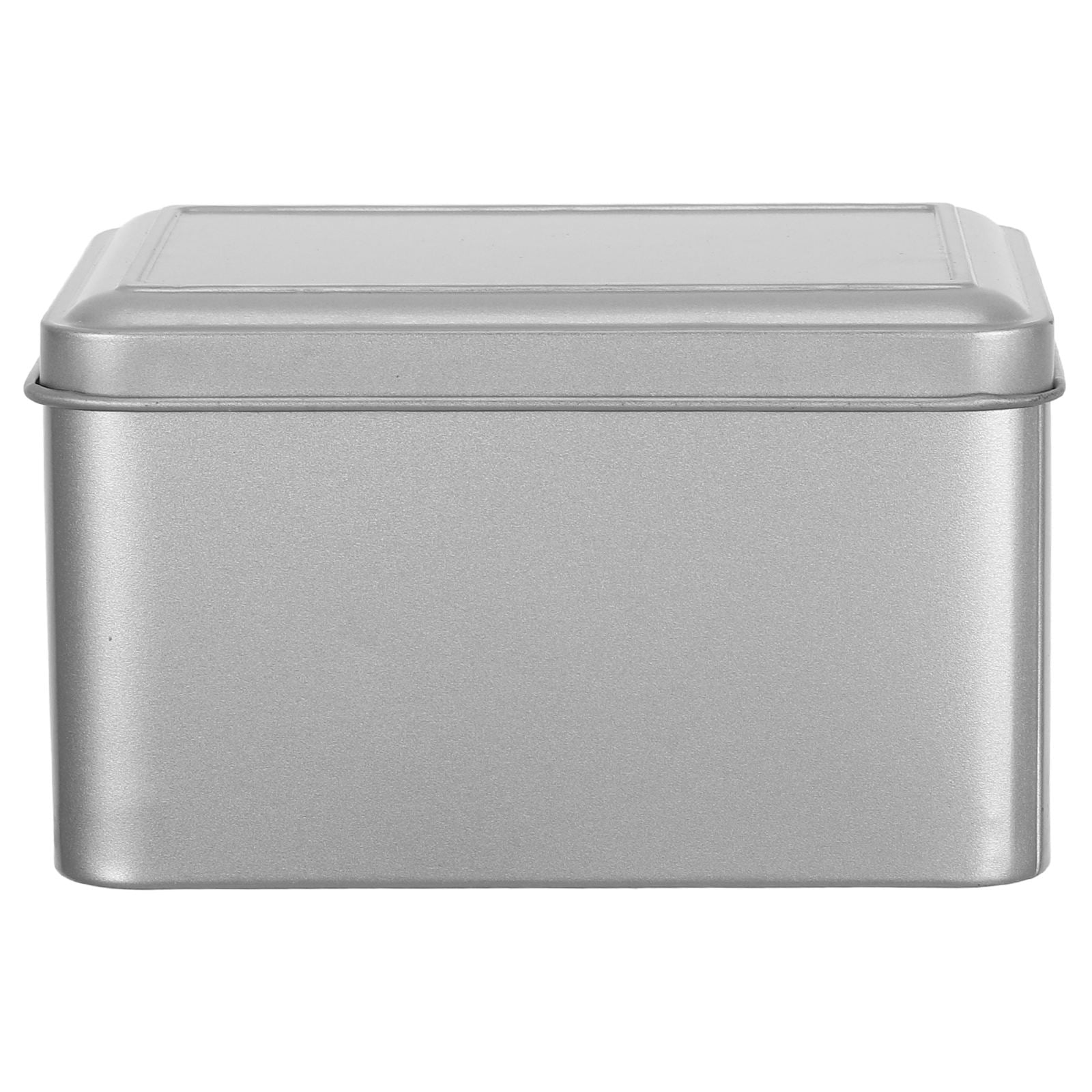 4pcs Rectangular Metal Boxes Tea Tins Coffee Container Cookie Cans ...