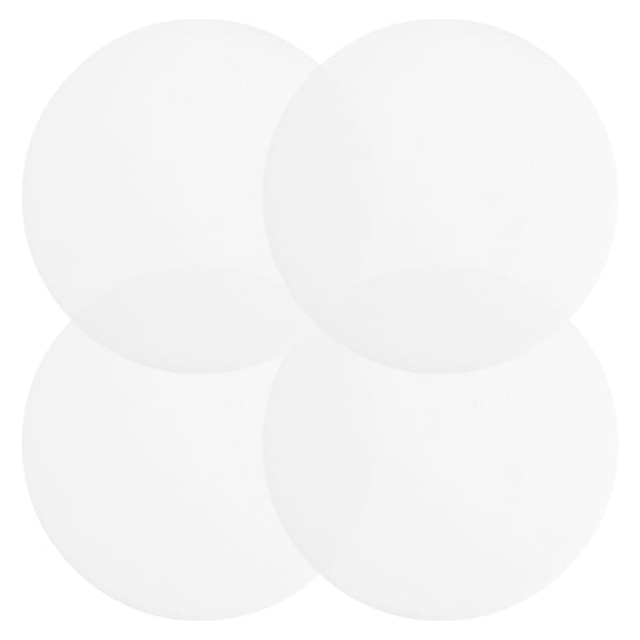 HOMEMAXS 4pcs Lampshade Diffuser Round Diffuser for Drum Lampshades Pendants Light Pendants Light DIY Light Shield White 134MM