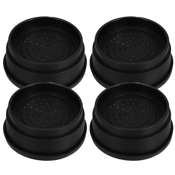 HOMEMAXS 4-Pack Rubber Furniture Risers for Bed, Non- Chair Lifters, Desk and Dining Table Leg Extenders, Couch