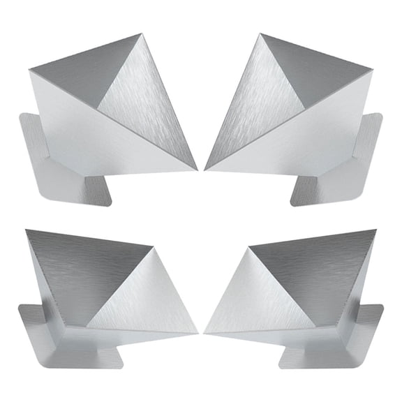 4pcs Stainless Steel Rice Dumpling Molds Pyramid Mold for Chinese Dragon-Boat Festival Rice Press Maker for Home Restaurant Kitchen
