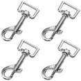 thumbnail image 1 of HOMEMAXS 4pcs Swivel Snap Hooks Metal Dog Leash Clasp Pet Chain Connector Buckle for Linking, 1 of 8