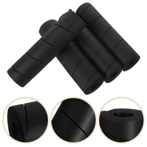 BEADCEST Black Silicone Furniture Leg Caps Chair Bottom Floor Protectors for Home