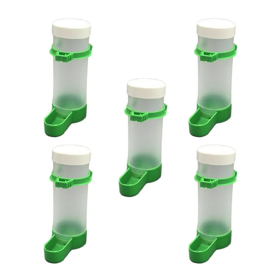 5 PCS Automatic Bird Feeder Feeding Bowl Rat Accessories for Cage Food